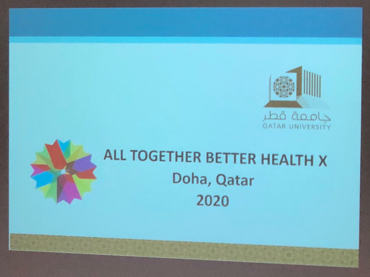 AndreaLPfeifle's tweet photo. Next All Together Better Health Conference will be in Qatar! #ATBHIX IX https://t.co/rM8bqLyhh1