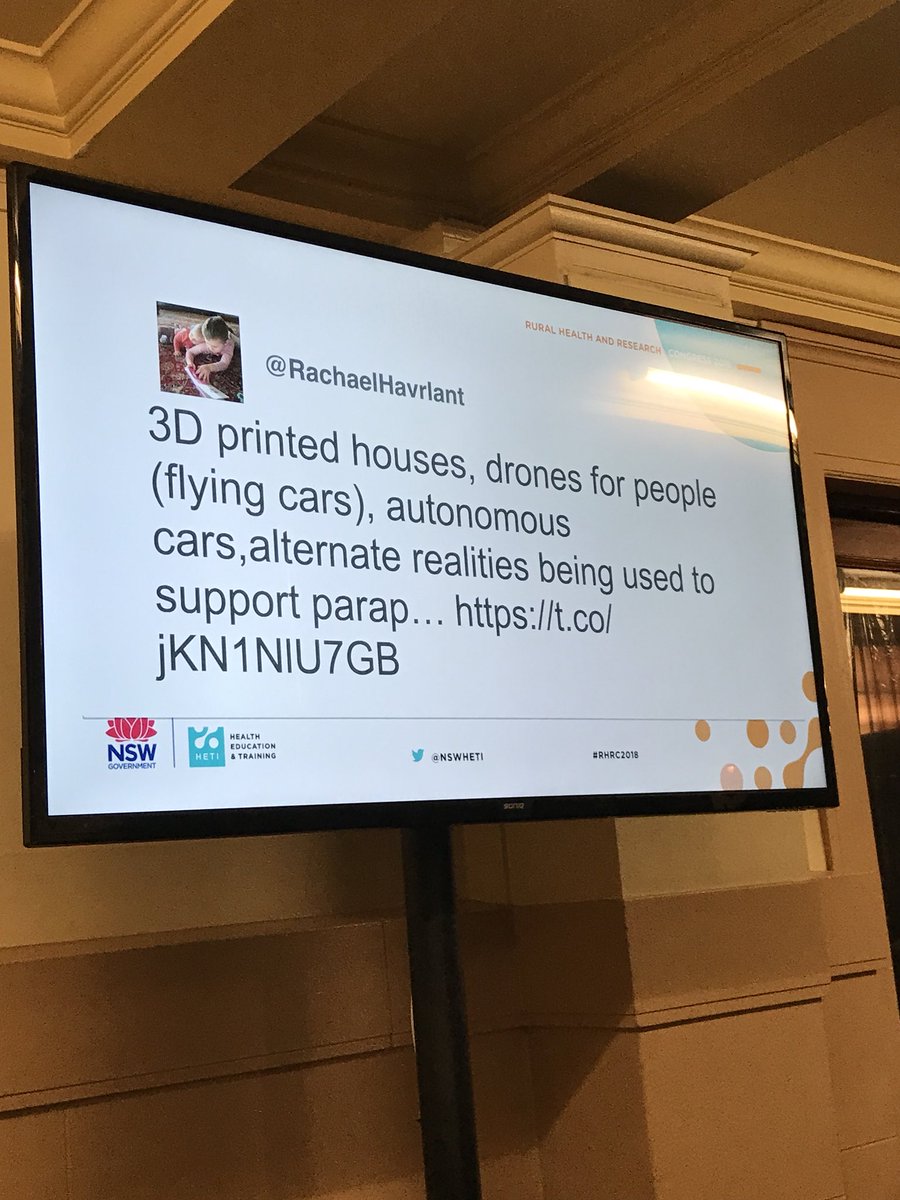 Fuzor's tweet photo. An @nswaci inception (Tweet inside a tweet 😛) moment at #RHRC2018 with @RachaelHavrlant making the Twittertron https://t.co/5KvMHTo7Yd