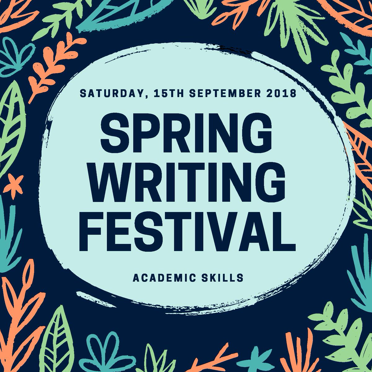 AcadSkillsMelb's tweet image. Join the Spring Writing Festival! All day workshop – Sat 15th September
Register here: go.unimelb.edu.au/v7b6
