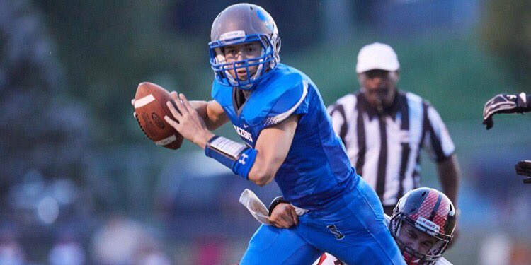 VTCody's tweet image. “I think I’ve definitely grown more confident week by week. Just gaining varsity experience — it takes a little time to get into it.”

My story on @SHSBlazers quarterback @RyanHigh6 finding his comfort level entering Week 3: dnronline.com/sports/blazers…