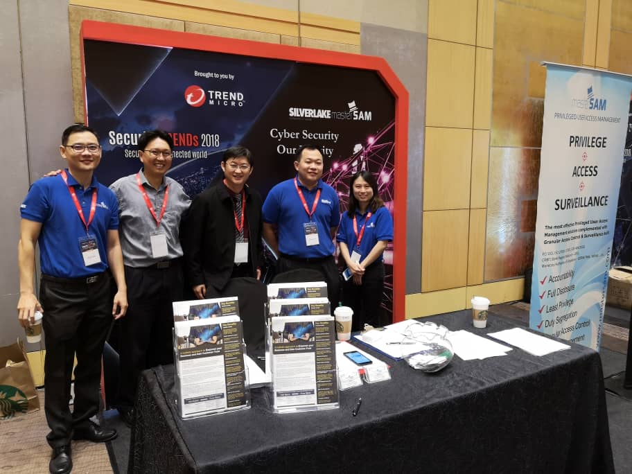 SMasterSAM's tweet photo. #TRENDMICRO #SECURITYTRENDS2018 @SILVERLAKEMASTERSAM #THANKYOU #ITMANAGEMENT #ITSECURITY #PRIVILEGEACCESSMANAGEMENT #TEAMMSAM #SECUREACCESS #PAM #PUAM #IAM #CYBERSECURITY #OURPRIORITY https://t.co/dhnvLSDQeV