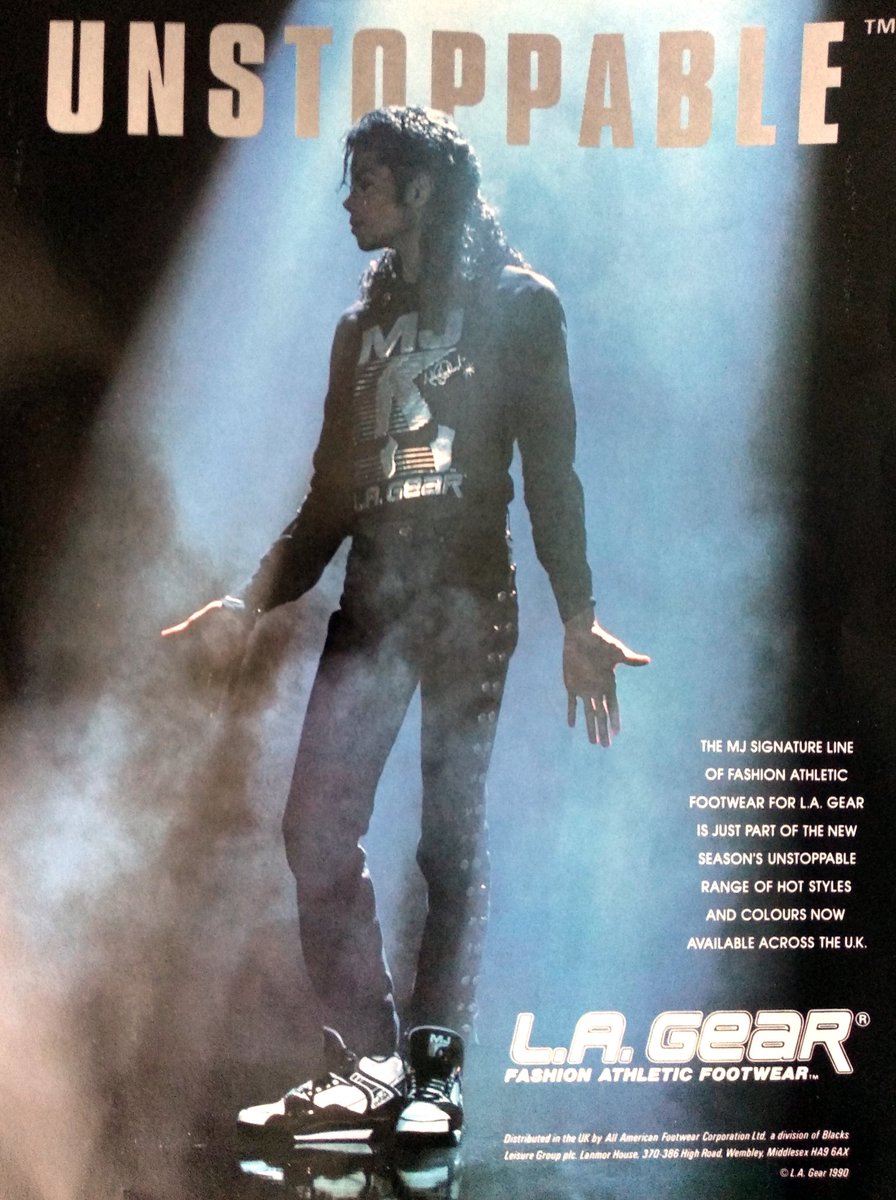 michael jackson la gear trainers