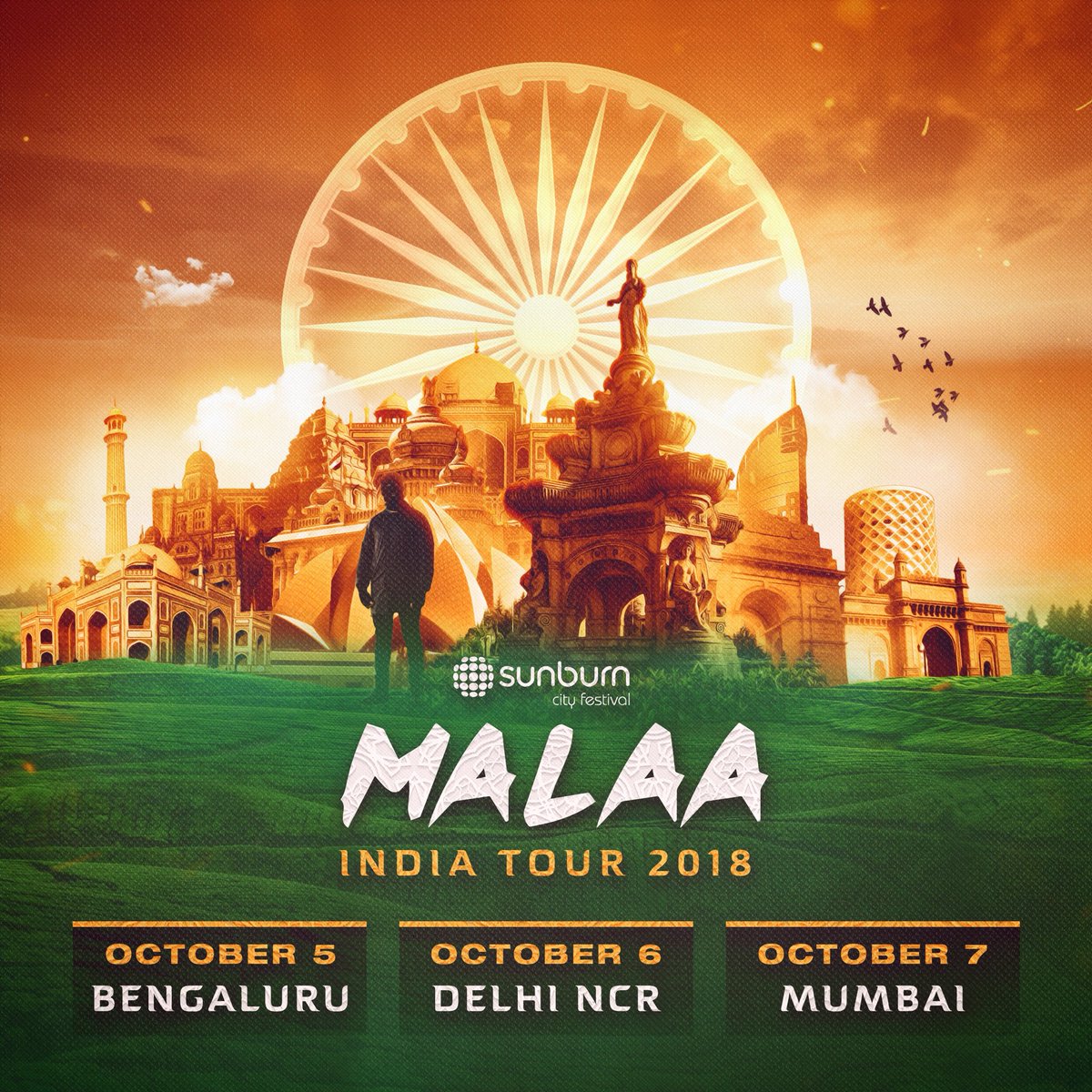 India Debut of <a href="/Malaamusic/">Malaa</a> with <a href="/SunburnFestival/">Sunburn Festival</a> this Oct 5,6 &amp; 7 in Bengaluru, Delhi NCR &amp; Mumbai respectively.
Get your tickets now-
bit.ly/Sunburn-oct
#poutstation #SunburnCityFestival