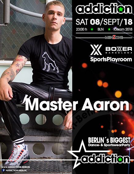 Need a strong master to give your orders? Check back with @MasterAaronXXX on Saturday at big Addiction
