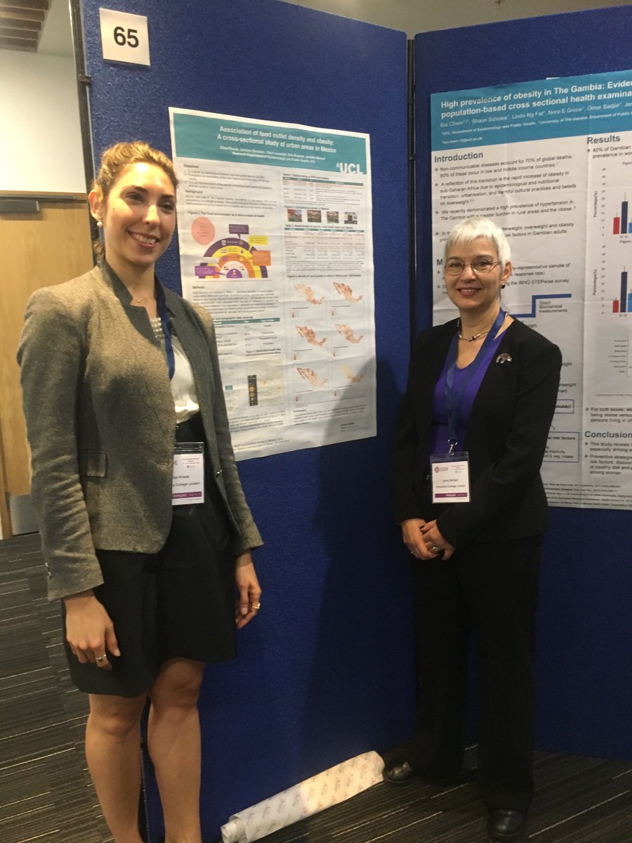 After successfully passing her viva @elisap_ana presents her work on the effects of food outlet density in Mexico @ #ssm2018 @j_mindell @ucl_iehc #internationalresearch @hssrg