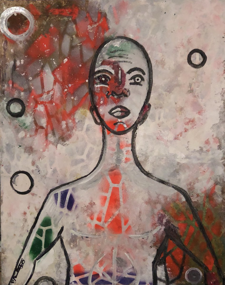 Joshuapaprika's tweet photo. New!
Wide Awake/20x30
Mix media on poster board
$300.00
To see more visit Paprika illustrations
on Facebook.Enjoy!
#collages #papstrcts #ethnicart #abstractsart #color #texture #tones #shadows #paprikaillustrations #paprika #art #NYCART #NYCARTIST #Papstracts #acrylic https://t.co/0eki1GZ0D9