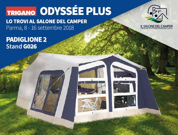 GrossoVacanze's tweet photo. Vi aspettiamo al @SaloneCamper di #Parma (Padiglione 2 - Stand G026) con una selezione di carrelli tenda #Raclet e #Trigano da toccare con mano! I migliori modelli e le novità 2019!

#CarrelliTenda #SaloneDelCamper https://t.co/UD0caa7eld