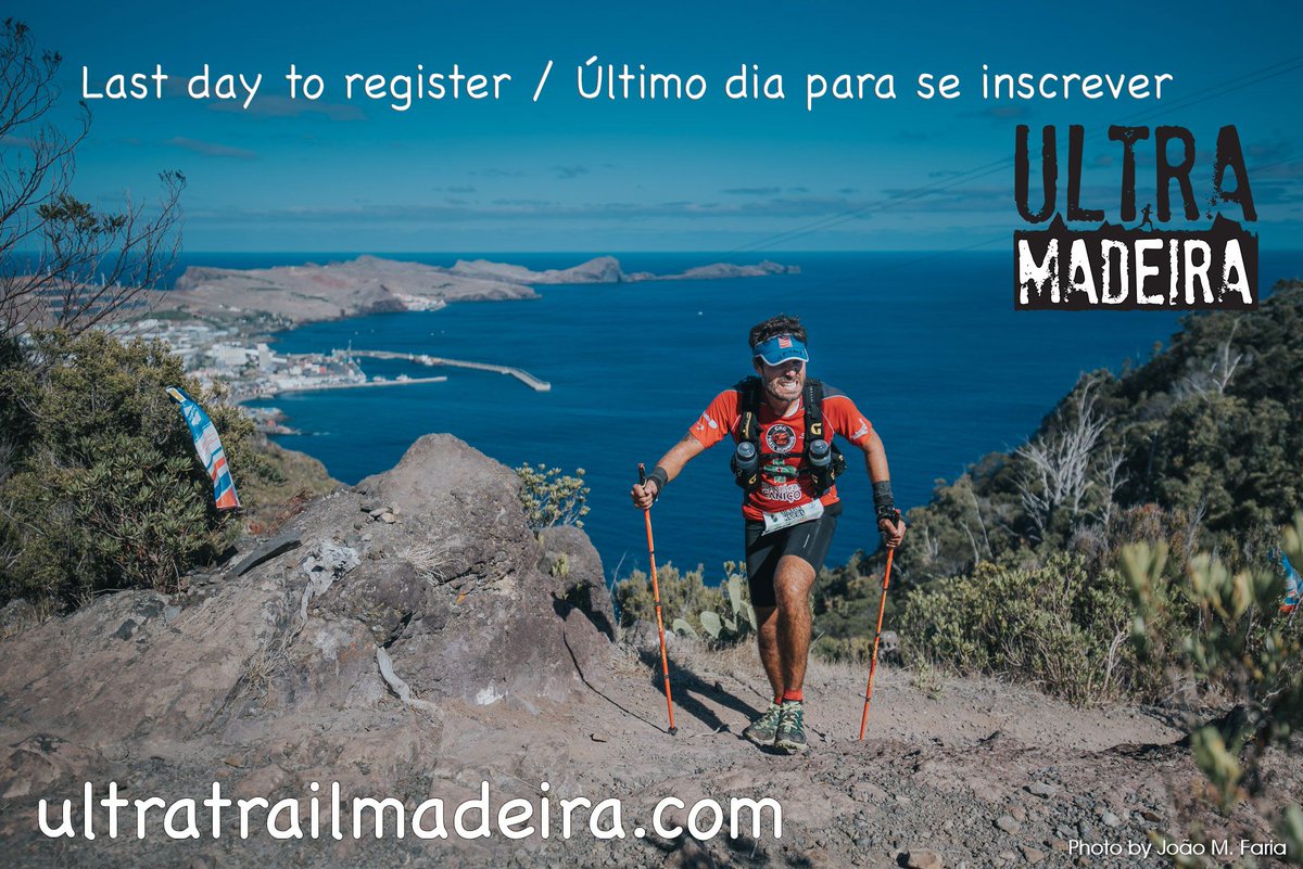 Último dia de inscrições
//
Last day to register
//
Dernier jour d'inscription

buff.ly/2KNB9uU

#mot #madeiraoceantrails #trailrunning #trail #madeiraisland #madeira <a href="/madeira_islands/">Madeira Islands</a> <a href="/visitportugal/">Visit Portugal</a> <a href="/bancosantander/">Santander</a>