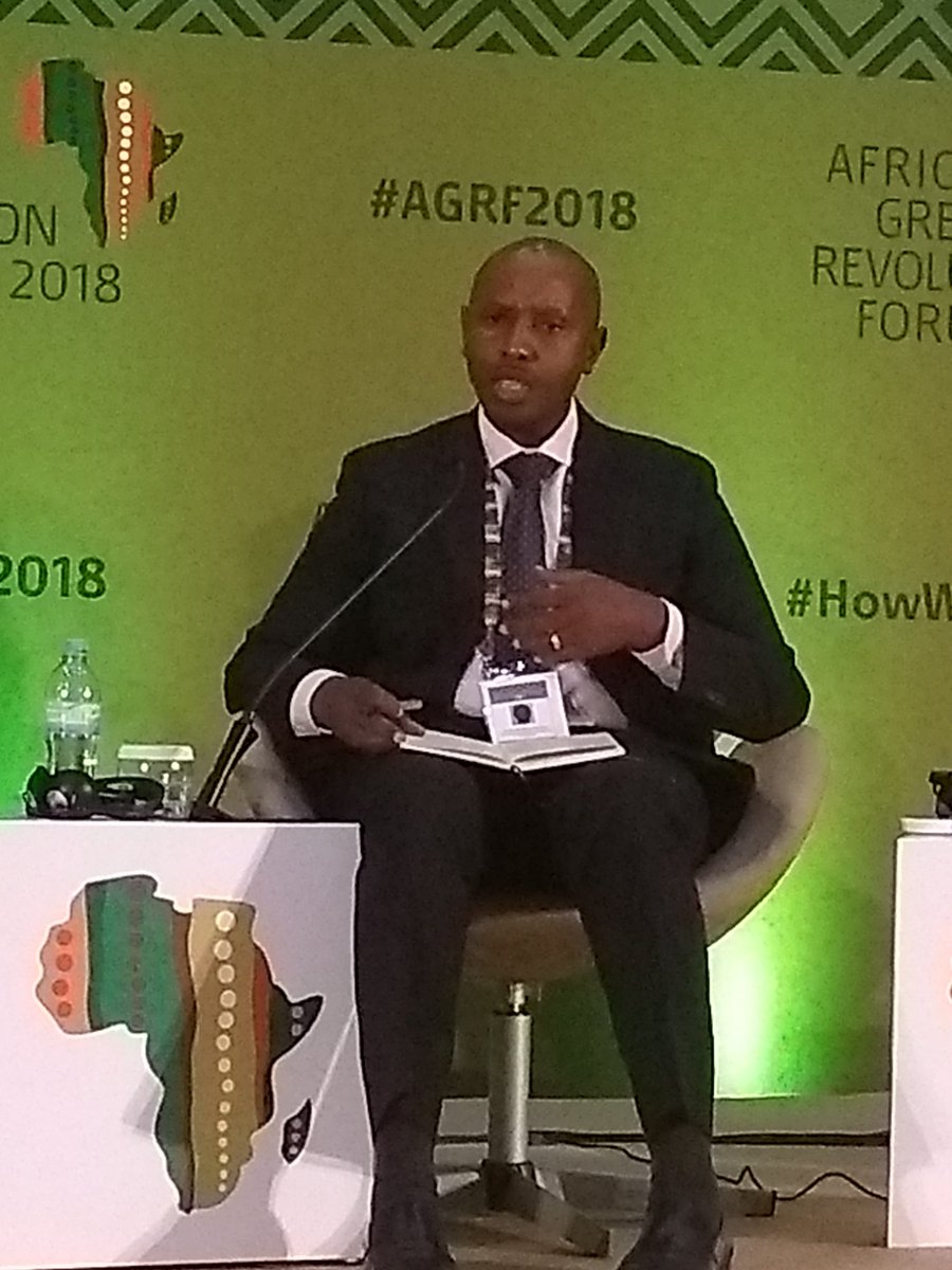 Great panel discussion facilitated by Tony Blair Institute at #AGRF2018. Listening to <a href="/RwandAgriExport/">NAEB</a>  CEO Kayonga