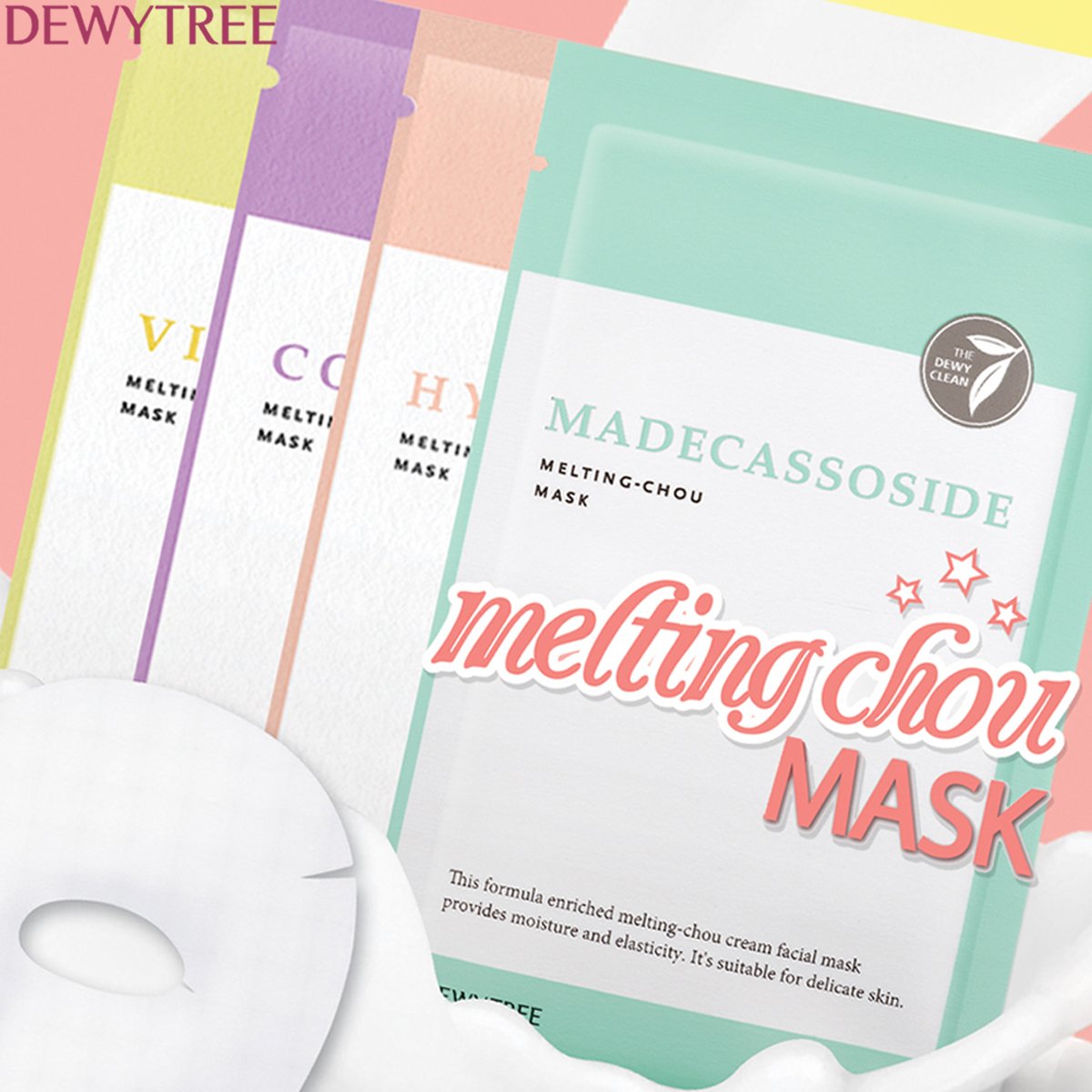 DewyTreePH's tweet photo. Melting Chou 
This creamy emulsion sheet mask provides moisture and nutrition with non-sticky texture.’ Made of Microfiber sheet that fits well to face
Each merit combined from essence and cream : moisturizing from essence and deep nourishing from cream

#DewytreePh #meltingchou https://t.co/iaXiJs9NJJ