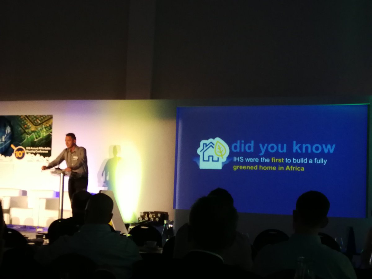 greenbuildinguy's tweet photo. Rob Wesselo launching #IHSConference 2018 @edgebuildings features on opening slide @GBCSA https://t.co/ewOvstSLFM