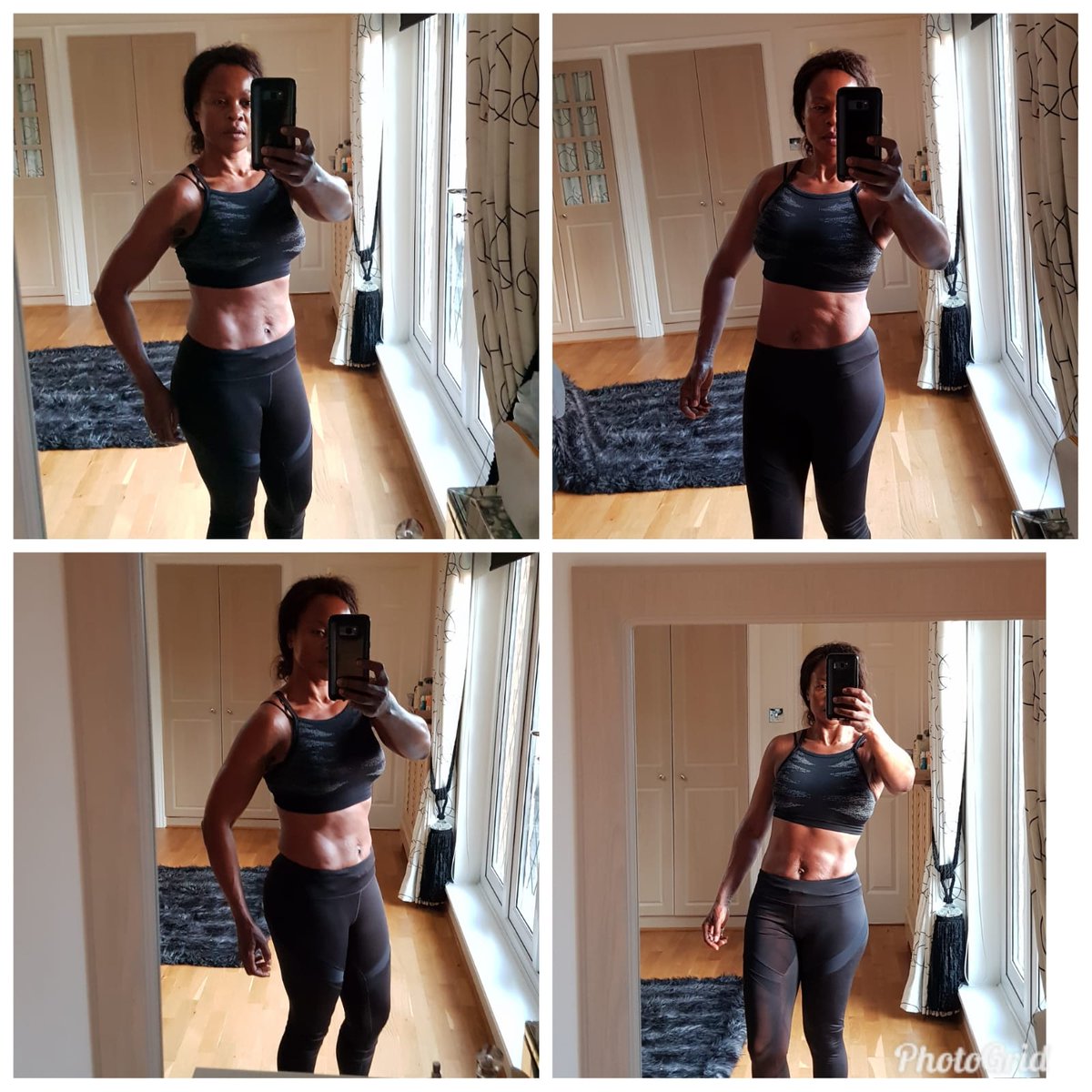 BodyByCathy's tweet photo. When you wake up sore from yesterday's workout but you spot your tight obliques in your dressing table mirror...#ProgressNotPerfection #AbsGoal #ThursdayMotivation https://t.co/XIBIaVDp5n