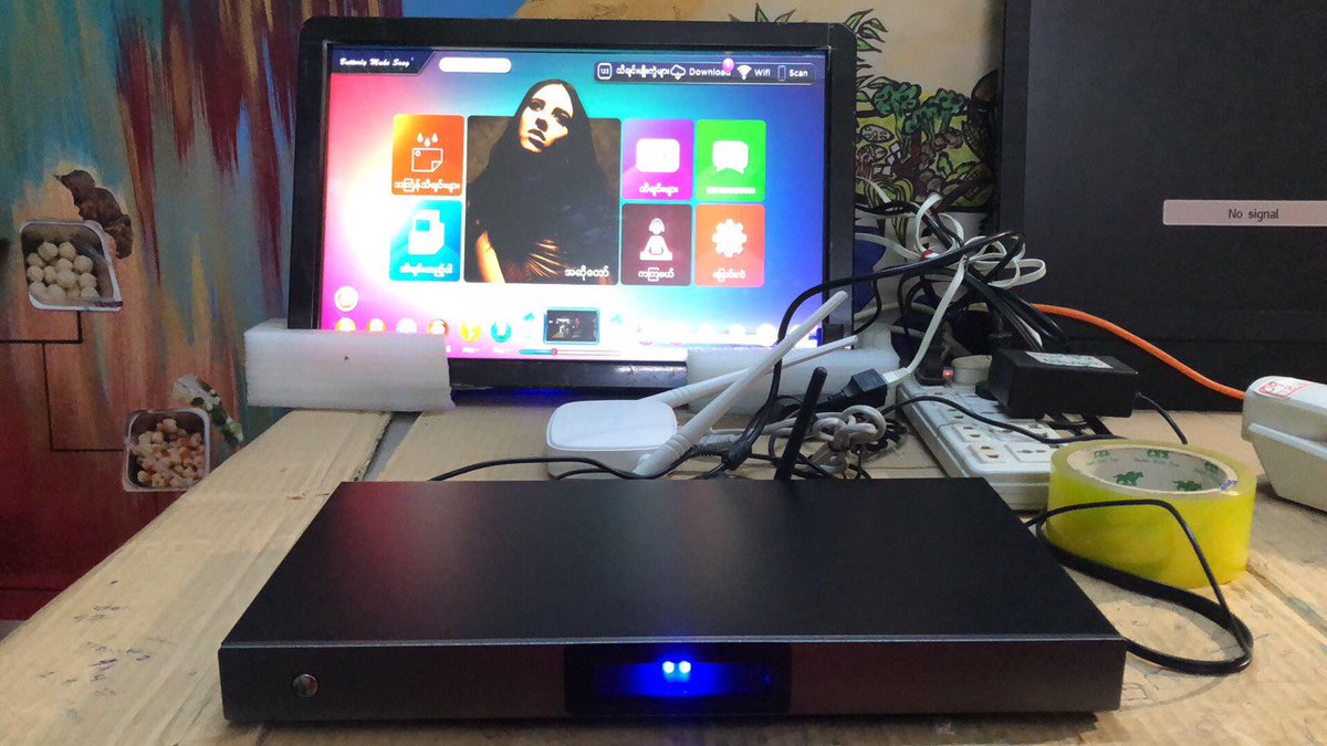 SERVERNET2's tweet image. Ktv installation finish