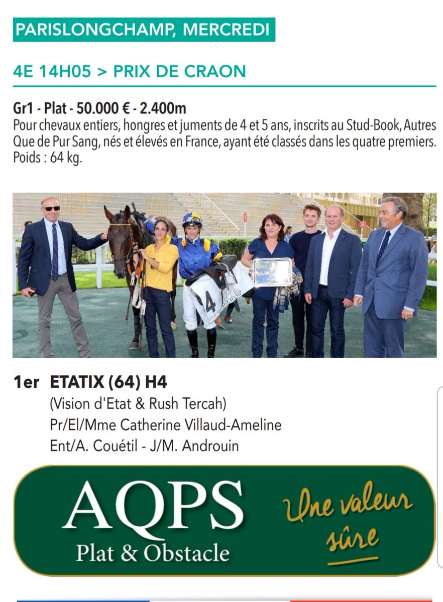 OuestAqps's tweet photo. Another Black Type Winner for #AqpsOuest #AQPS https://t.co/WiZqIsoLcg