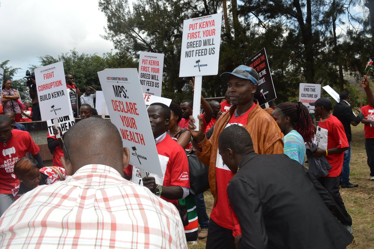 Effects of Corruption on People, Society &amp; Economy:  
Lack of quality services, High rate of unemployment, Poor health and hygiene, Blatant disregard for the law and Lack of development. #NiJuuYaCorruption