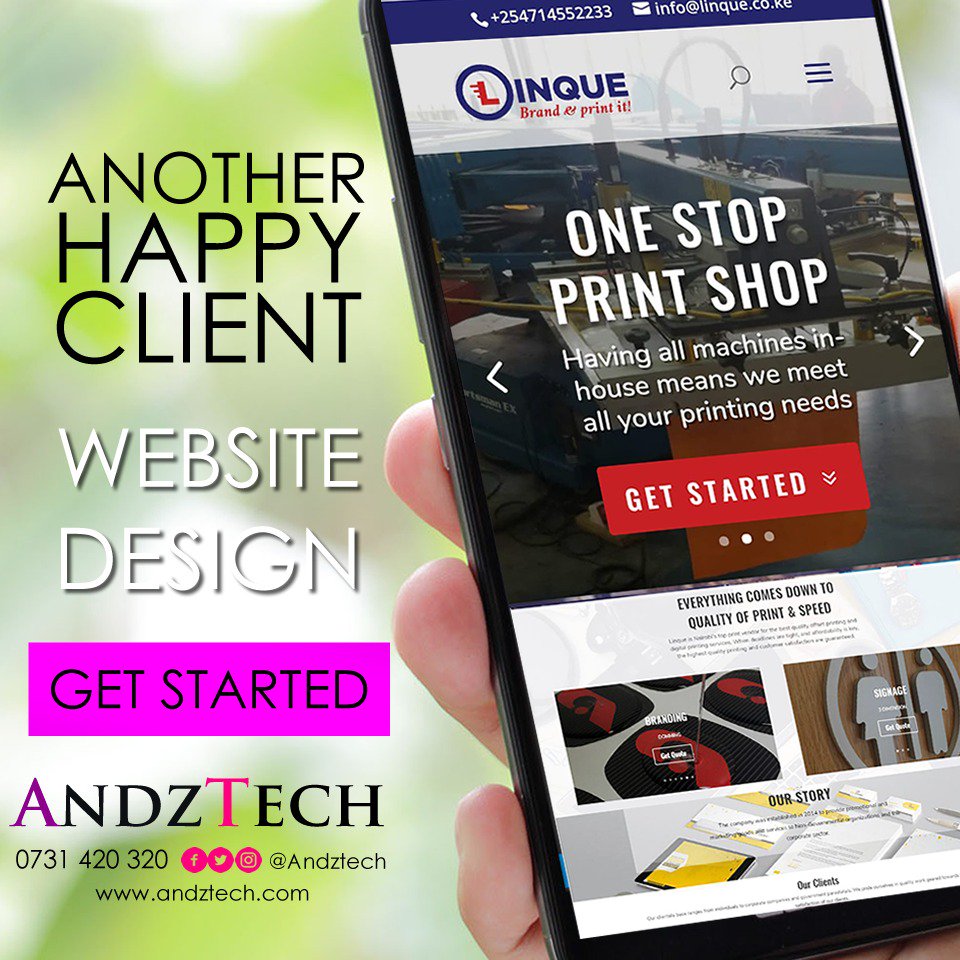 AndzTech's tweet photo. Check out our latest Website Design job, Another HAPPY CLIENT!
Get you website done by pros.
https://t.co/XKJv44yRWd
0731420320
https://t.co/eIcS16zdx6

#NiJuuYaCorruption #FuelShortage #EzekielMutuaOnNRGradio Migne #MainaAndKingangi #FlyTristar Uhuru #AMLiveNTV Babu Owino https://t.co/wuE48RvQvu
