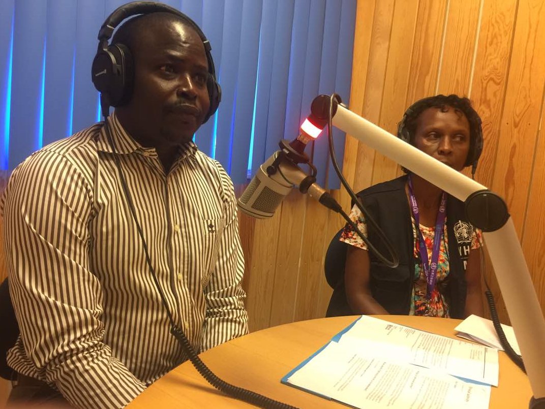 Dr. Mogga Joseph,  WHO officer in charge of Non-Communicable diseases