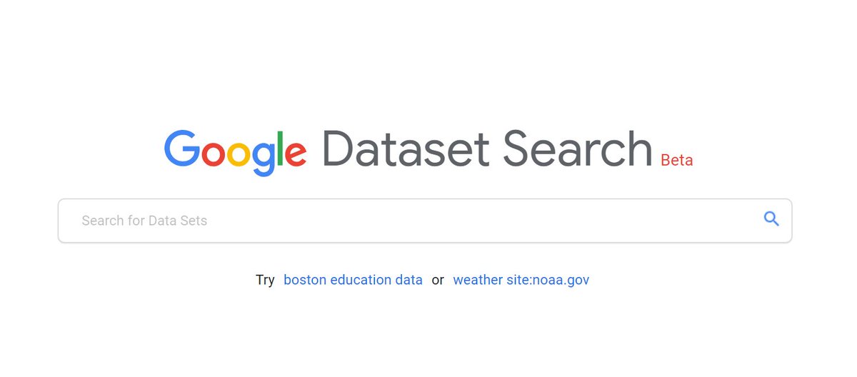 FilMastroianni's tweet image. .@Google has launched a new type of search engine designed specifically around helping people find data. Simply called #datasetsearch 
Just because “In today’s world, scientists in many disciplines and a growing number of journalists live and breathe data…&quot;
Cool! #ddj #OpenData