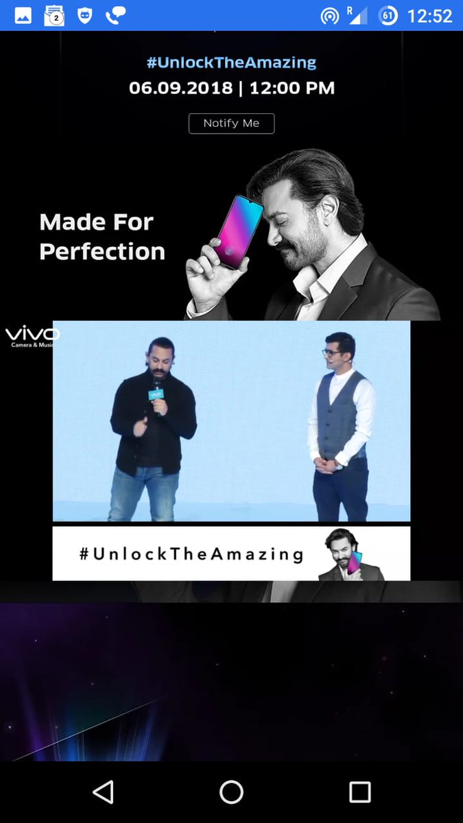 mpkh's tweet image. #UnlockTheAmazing #VivoV11Pro @vivoindia