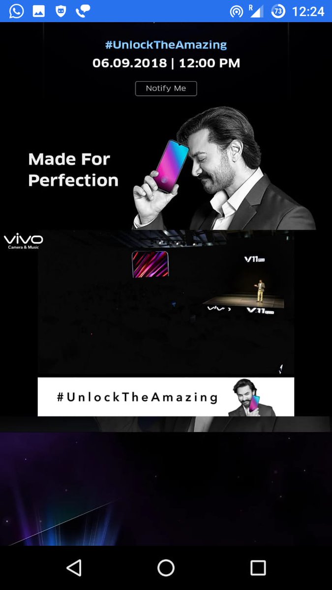 mpkh's tweet image. #UnlockTheAmazing #VivoV11Pro @vivoindia
