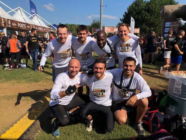 finovatis's tweet photo. La Team #Finovatis s'est surpassée au @TheMudDay Lyon 2018
#EspritdEquipe #LaBoue #MudGuys https://t.co/R2KvdEcCLL