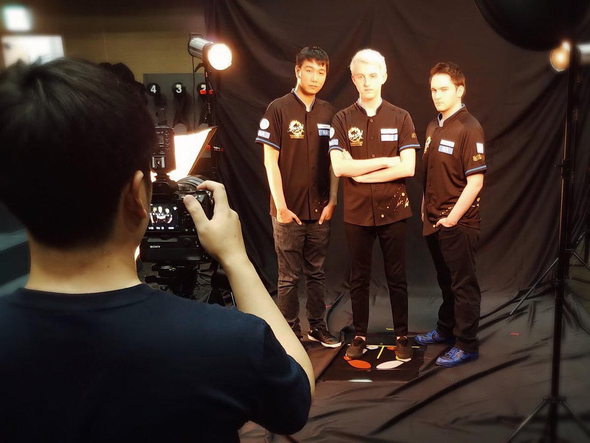 Team Happy is looking fierce for their media photoshoot. 😼