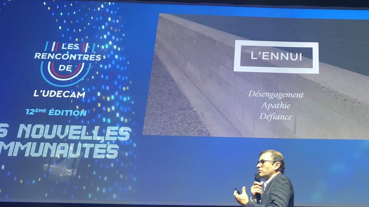 raphdeandreis's tweet photo. La rationalité du commerce a créé un ennui massif. Il faut se reposer la question du lien, d’histoires à partager entre marque et communauté #Udecamcommunity @stephanehugon https://t.co/oc7KtJH0t7