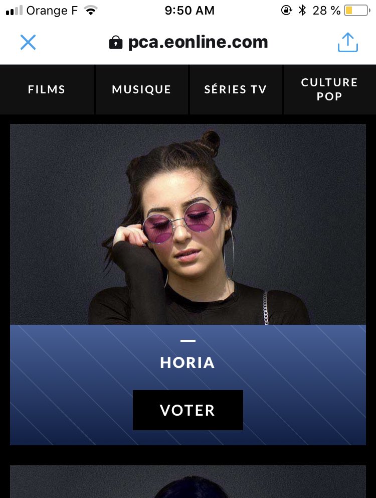 wallsmokers's tweet photo. j’étais tranquillement entrain de voter pour les peoples choice award quand tout à coup @Horia https://t.co/yYIcdRfIEl