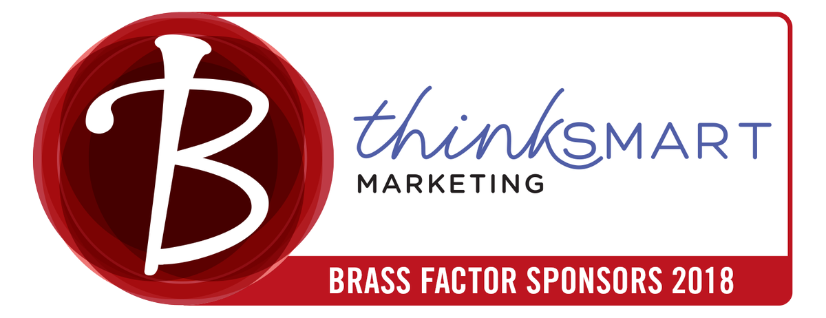 For the second year in a row we are delighted to announce that <a href="/ThinkSmartMktg/">ThinkSmart Marketing</a> are #eventsponsors for Brass Factor! 
We are extremely grateful to each and every one of our sponsors who make it all happen and to those that continue to support #BrassFactor each year.