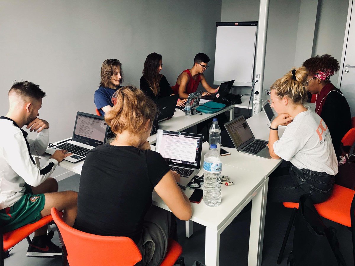 LucieDgng's tweet photo. #brainstorming #workinprogress #communication #icm #internalcommunicationmanager #smc1 #socialmediacampus2018 #integrationweek @audencia_com https://t.co/aCj3ZCzy5A