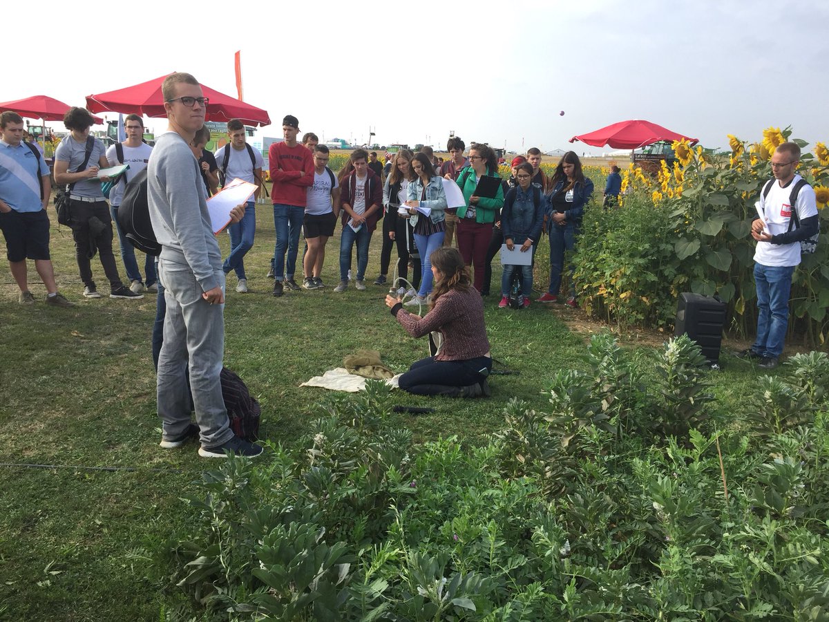 GroupFranceAgri's tweet photo. Dernière journée d’#Innovagri2018 et déjà beaucoup de monde sur les ateliers du Village Agroecologique ! 🌾🌻👩🏻‍🌾🐞 #agroecologie #agronomie https://t.co/A597UsHu0O