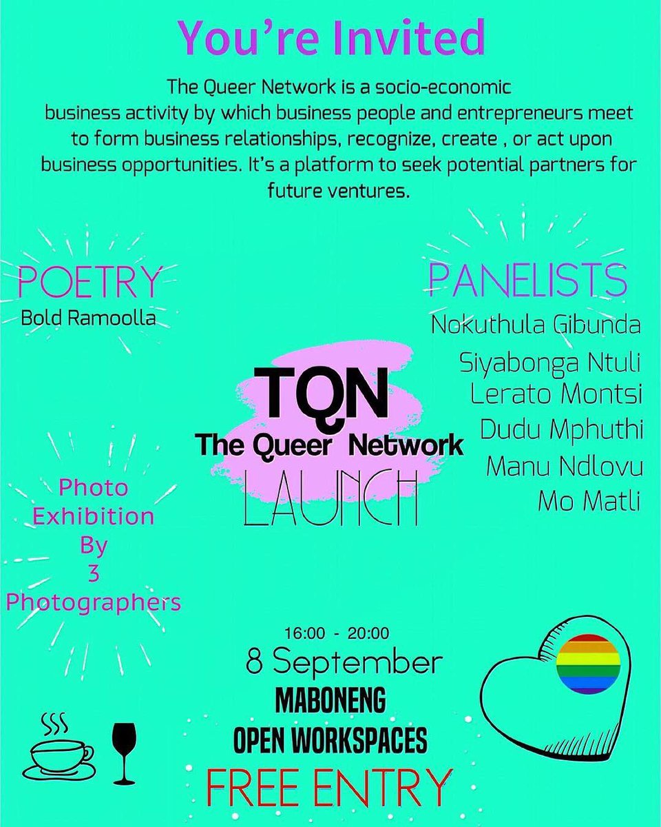 TheQNetwork_'s tweet photo. The launch of #TQN is this coming weekend 8th September. It will help your business to attend this very first  #queer social market. 

See poster for details. https://t.co/U0ixWrZyBR