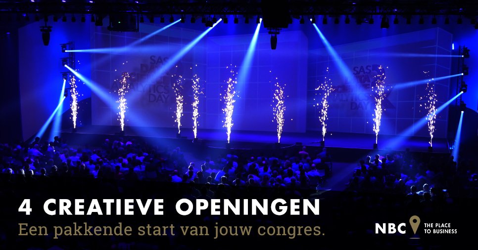 Een pakkende opening van je congresdag zet meteen de juiste toon, trekt de aandacht van de gasten en geeft energie. Kies daarom voor een (creatieve) opening die past bij het doel van je congres en het concept ervan. nbccongrescentrum.nl/nieuws/4-creat…