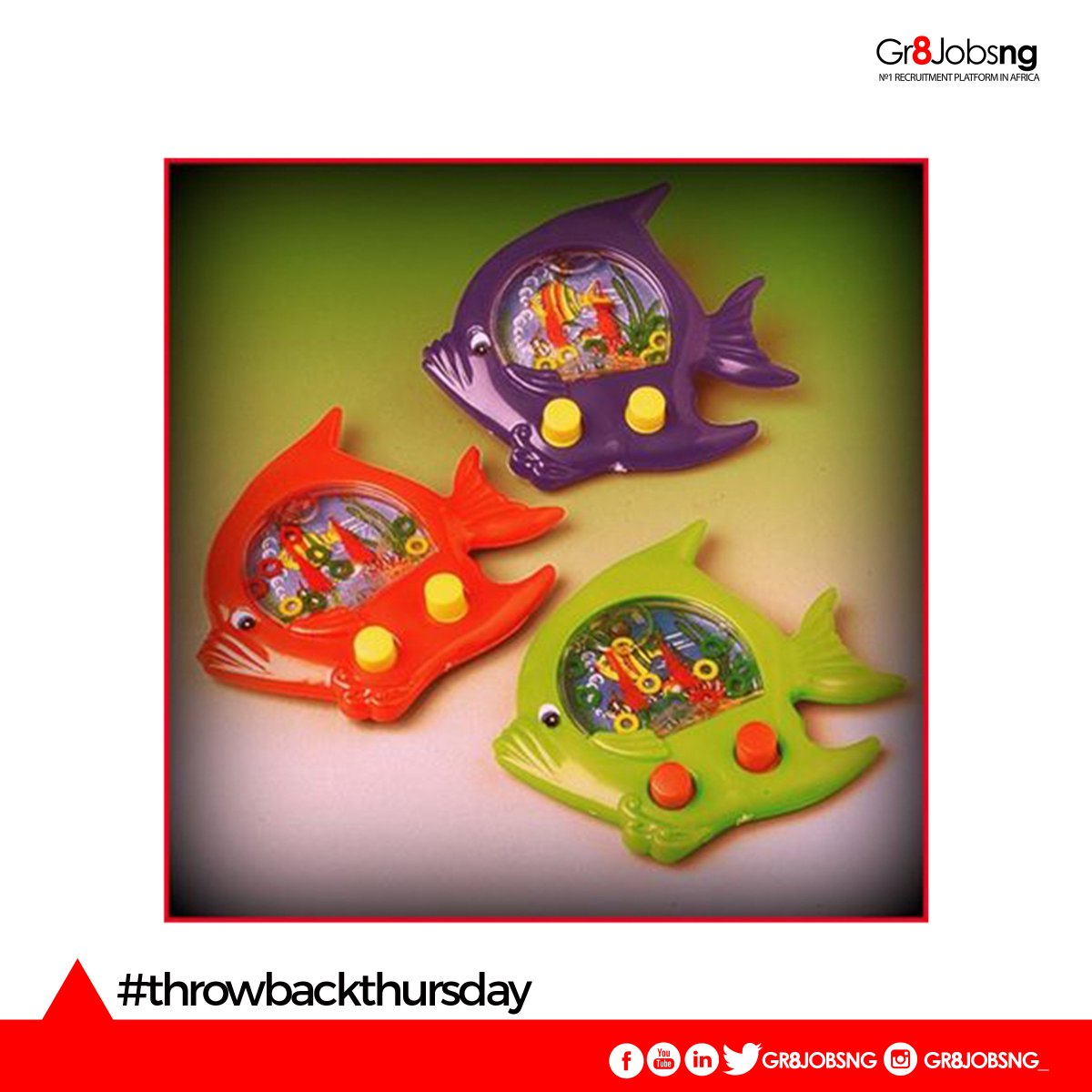 gr8jobsng's tweet photo. If only we could turn back the hands of time and relive the good old days of playing with these toys from back in the days. Tag a sibling or two you recall sharing memories with.
#thursdaymood #midweek #thursdayfeels #thursday #wednesdayevening #throwbacktuesday #missthese https://t.co/TPkLe4yM4v