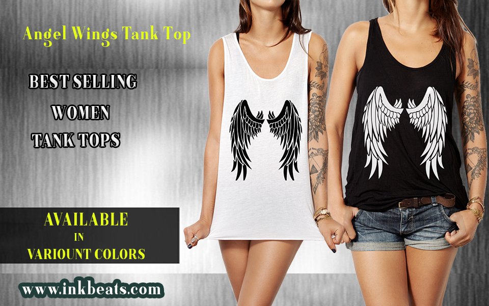 InkBeatsLove's tweet photo. The #women’s premium Angel Wings #tank_top is ideal for anything from #Yoga and #Pilates to layering over a bikini at the beach. The entire Spread shirt Collection is optimized for vibrant print results. https://t.co/62FWDAtXz1 https://t.co/7DsiUnHB5q