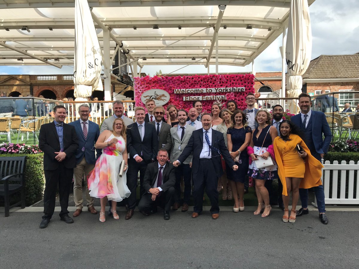 LifeatLeadTech's tweet image. Our #tbt today is when we closed the office a couple of weeks ago to take this bunch to York races!