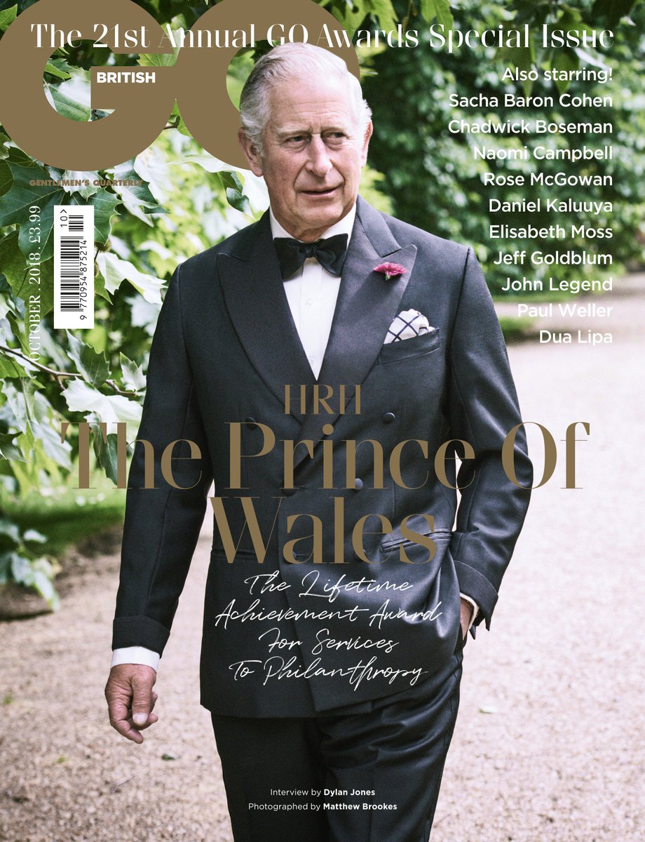 “I have always believed that living on a finite planet means we have to recognize that this puts certain constraints and limits on our human ambition in order to maintain the viability of the planet.”

- HRH The Prince of Wales <a href="/BritishGQ/">British GQ</a>