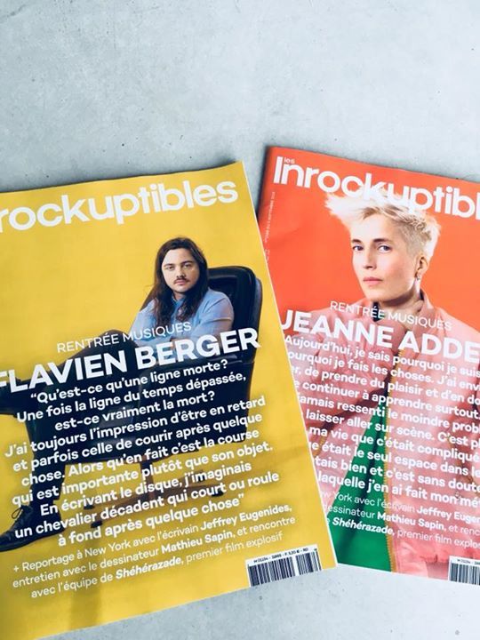 JEANNE ADDED fait aussi la couverture de rentrée chez Les Inrockuptibles ! 💫 ift.tt/1Ib9BHZ