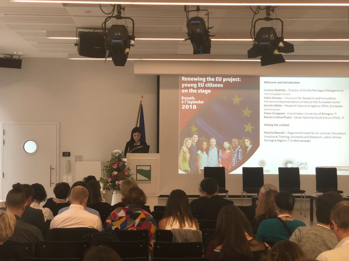 L'intervento della Portavoce <a href="/MariaC_Pisani/">Maria Cristina Pisani</a> durante la Conferenza finale del progetto <a href="/Catch_E_yoU/">CatchEyou</a> di cui il #FNG è partner. #catcheyouconference #horizon2020 #catcheyou