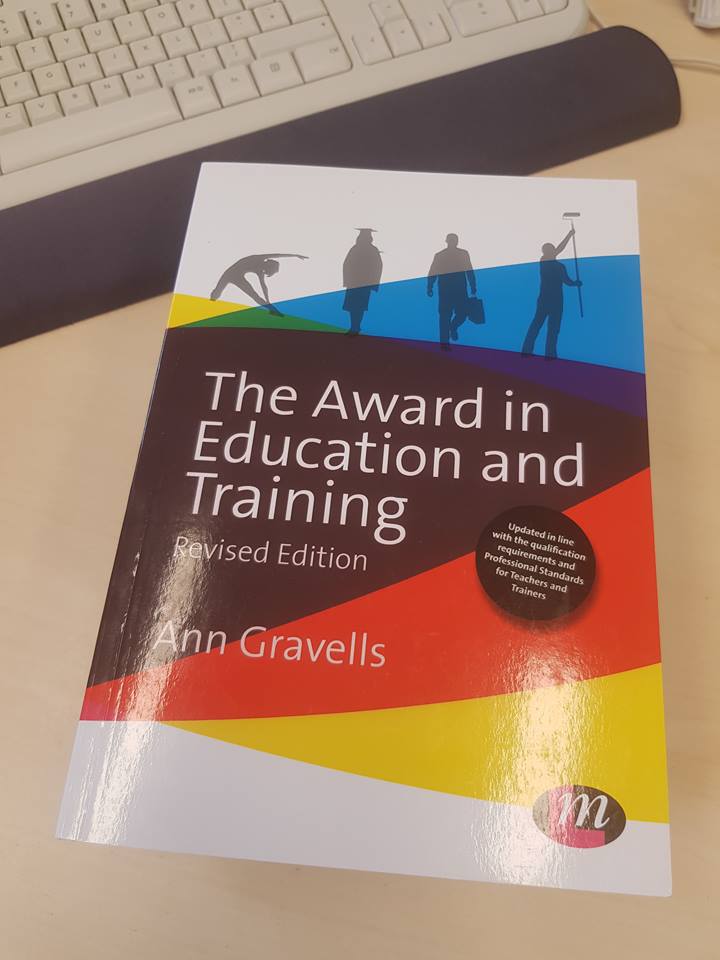 PeelSolutions's tweet photo. Our #Level3AwardinEducationandTraining (formally known as #PTLLS) is underway in the @PeelSolutions training room today. Find out more about the course here: https://t.co/tzN0eU2Joo. All of our attendees receive this fantastic @AnnGravells book at no extra charge. https://t.co/fIocaZeROo