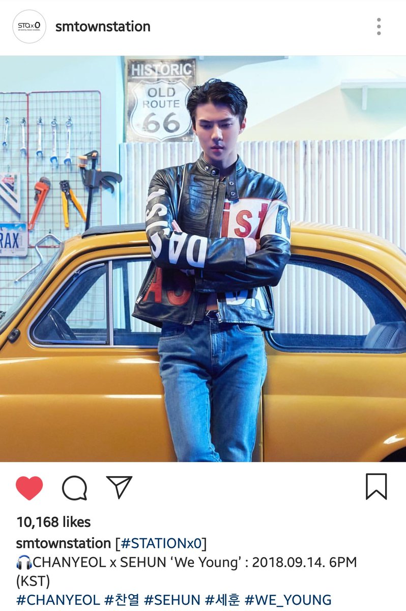 OhSehunGlobal's tweet photo. 180906 smtownstation Instagram Update #SEHUN #세훈 #吴世勋 

Please like their post and leave many many positive comments about Sehun and We Young. 👍🏼
🔗: https://t.co/ENMXBQ54Y6 https://t.co/sVWM0BkNhv
