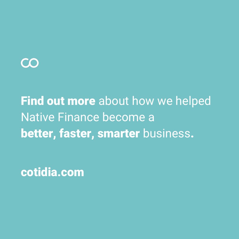 cotidia's tweet image. Case study: Intelligently streamlining the process of financing new properties online. See how we helped @native_finance achieve their digital needs.  
Visit cotidia.com/native-finance for more detail.

#betterfastersmarter #fintech #digitaltransformation