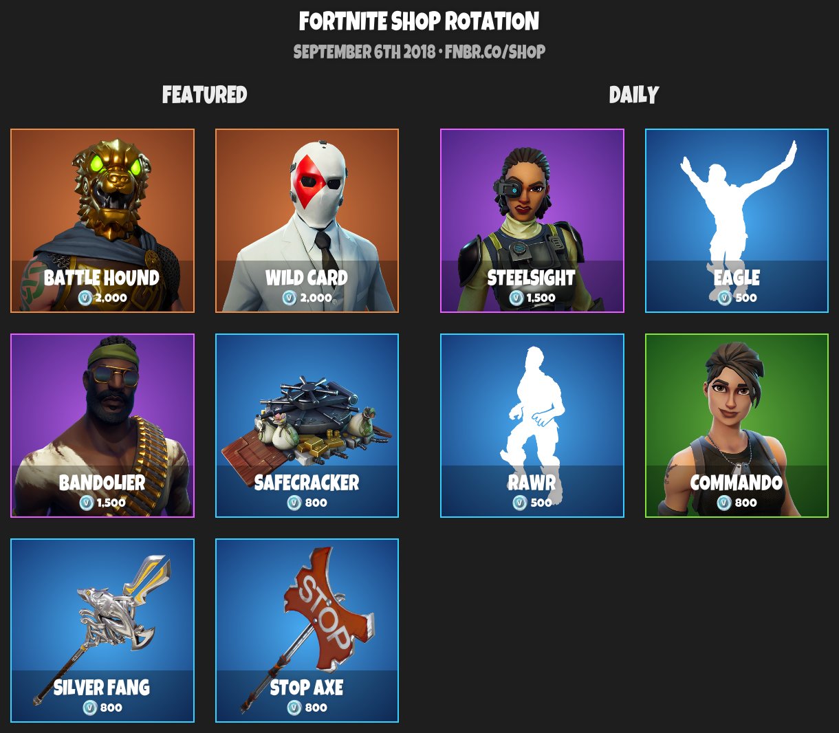 Fortnite News - fnbr.news on Twitter: "#Fortnite Item Shop ... - 1220 x 1066 jpeg 161kB