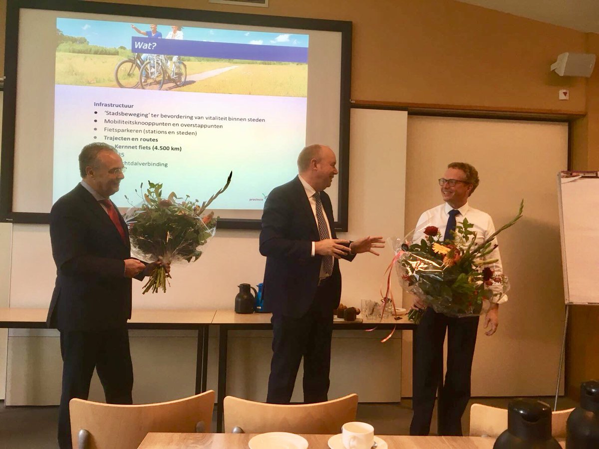 Vandaag benoemd tot bestuurlijk trekker Mobiliteit voor de regio Twente.