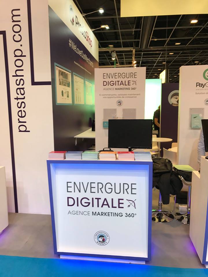 À vos agendas 🗓 ! J-4 avant le salon de l'e-commerce à Paris Porte de Versailles ! Nous avons hâte de vous rencontrer au stand T048 les 10, 11 &amp; 12 septembre 2018. A très vite. #enverguredigitale