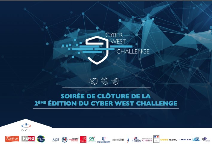 Direction Vannes pour la remise de prix du <a href="/CWC_BZH/">Cyber West Challenge</a> 🤞🤞🤞
<a href="/VIPEVANNES/">Vipe</a> <a href="/AUDELOR/">AudéLor</a> <a href="/ExcellenceCyber/">PôleExcellenceCyber</a> 
#CyberWestChallenge #cybersecurite #IT #innovation