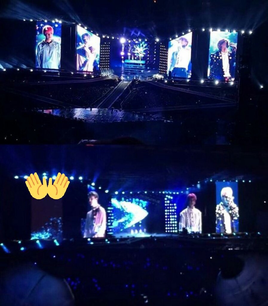 Tell me why out of all the members it was HIS screen that blacked out.? The fact that his friends came to this concert and had to witness it too, just makes me wanna cry.