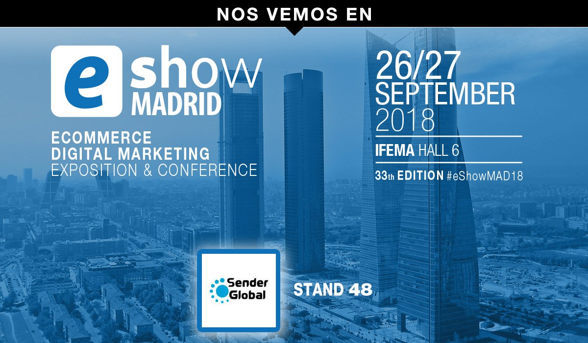 SenderGlobalES's tweet photo. Nos vemos en @eshowesp!! https://t.co/2XgPp3jAbb