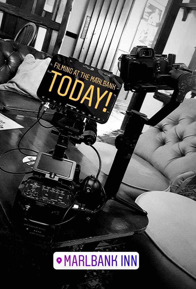 We’re out of the office today and busy filming at @marlbankinn! #WorcestershireHour