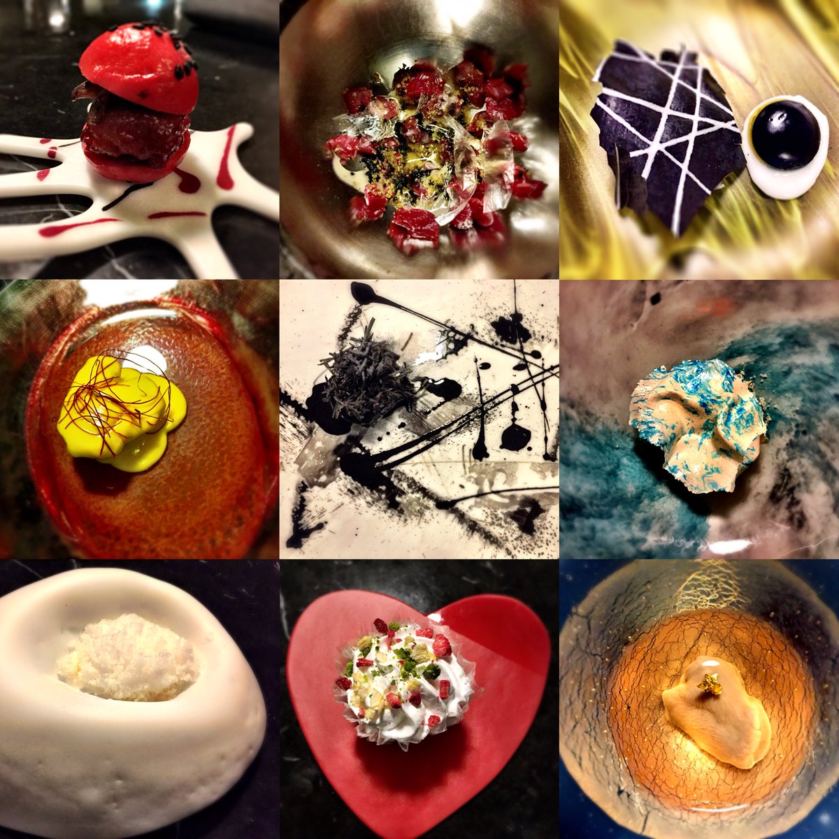 rossblair's tweet photo. An absolutely mind blowing meal by ⁦@hairmetalchef⁩ last night. An explosive combination of artistry, experimentation, and above all, flavour flavour flavour. Proper inventive cooking pushing the boundaries, so exciting! Highly recommended! #leeds #Michelin #star https://t.co/5JTZFIqZST